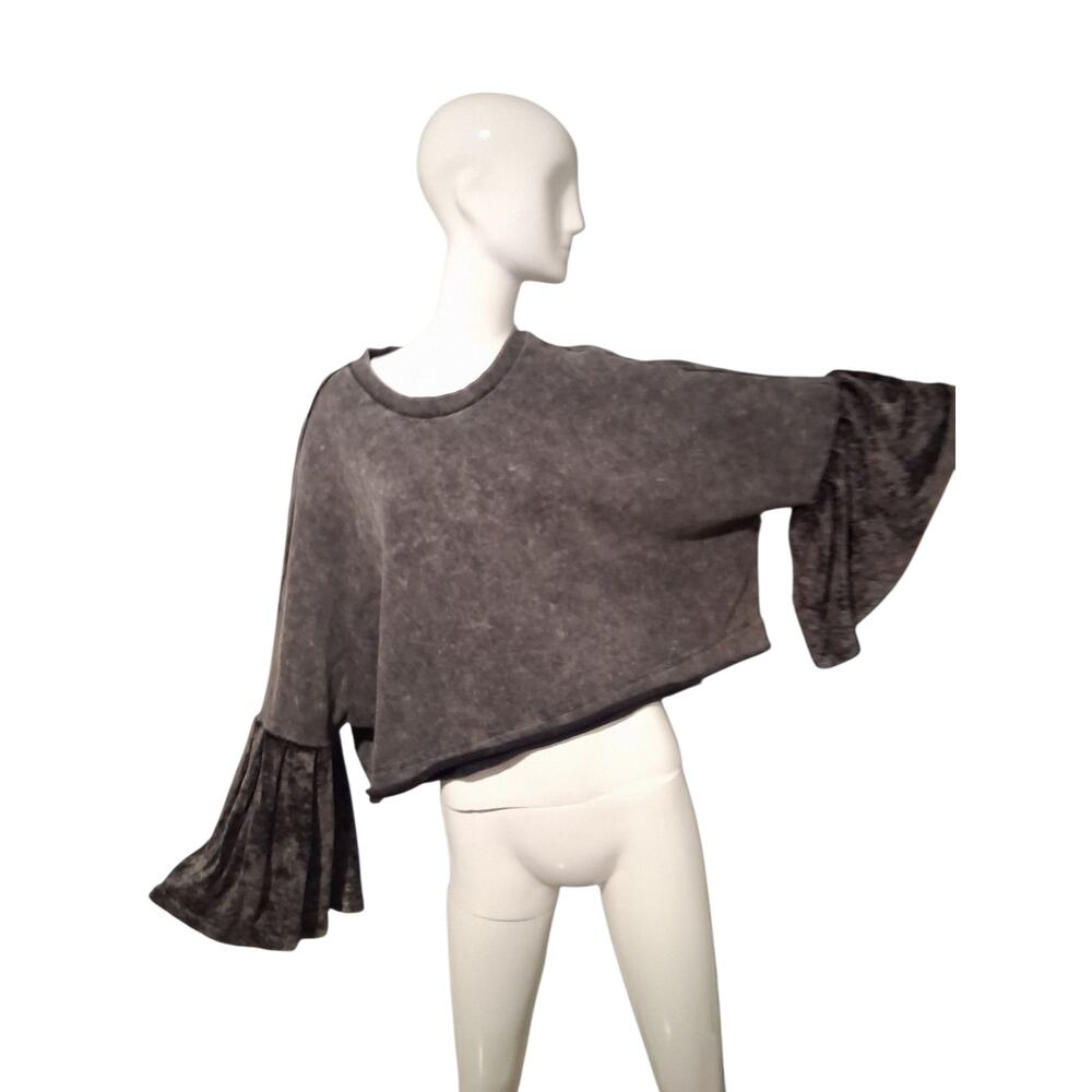 Free People Grungecore Sleeve Glorious Sleeves Oversized Pullover Womens Small